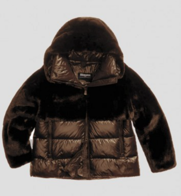 Chaqueta Blauer Nylon pelo marron